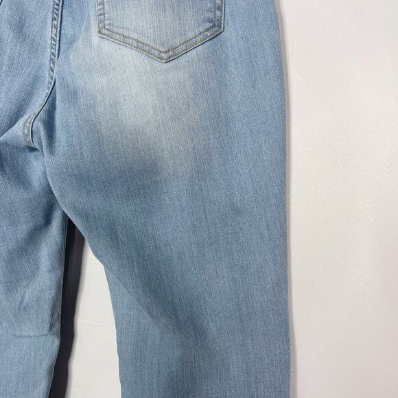 Cello Juniors 13 Blue Cotton Stretch Ripped Skinny Jeans Medium Wash Distressed - Picture 8 of 12